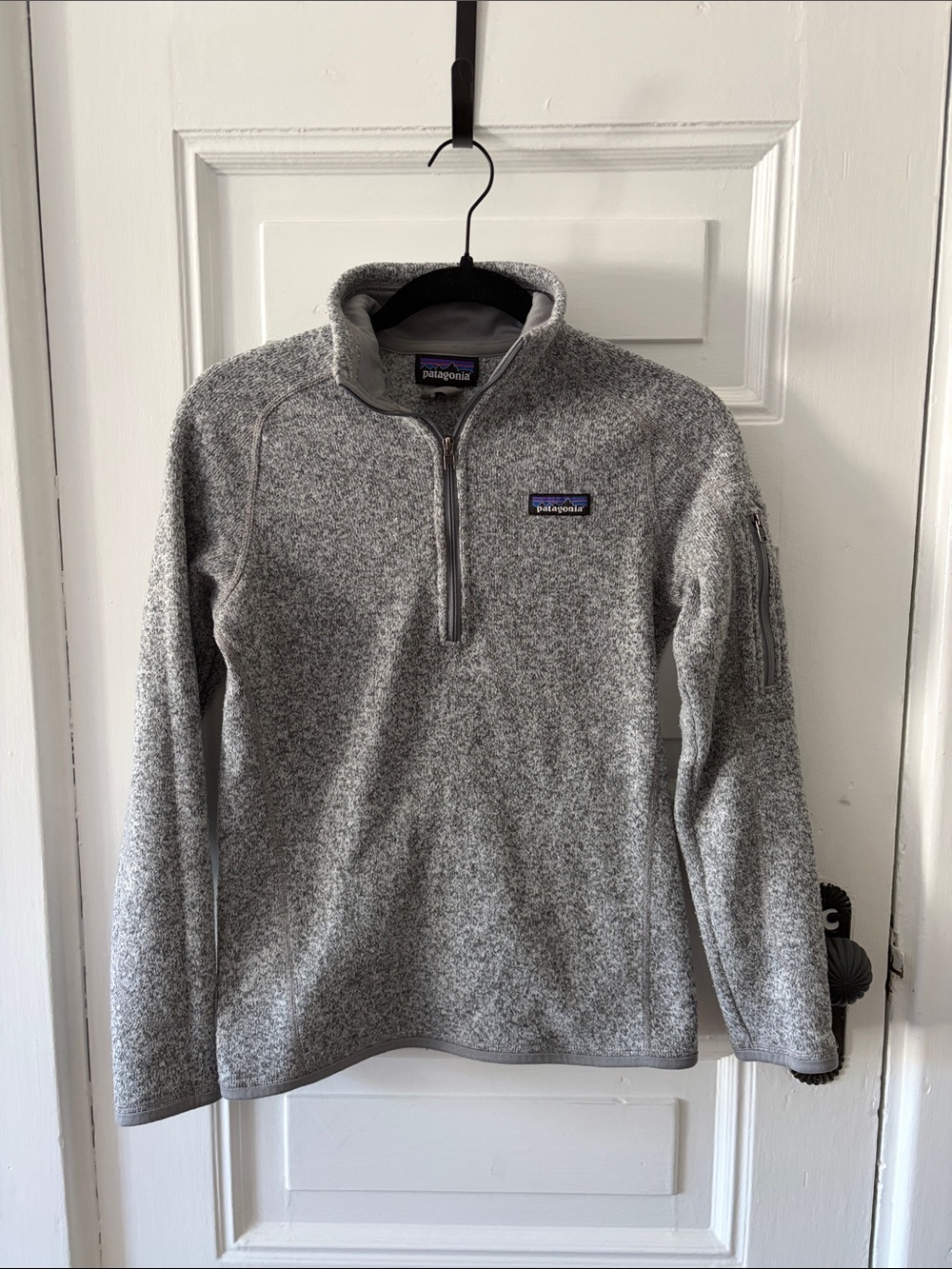 Patagonia Light Gray Women’s Half-Zip Fleece Pullover